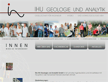 Tablet Screenshot of ihu-stendal.de